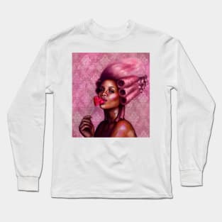 Yas, Queen, Madam Lolli in pink Long Sleeve T-Shirt